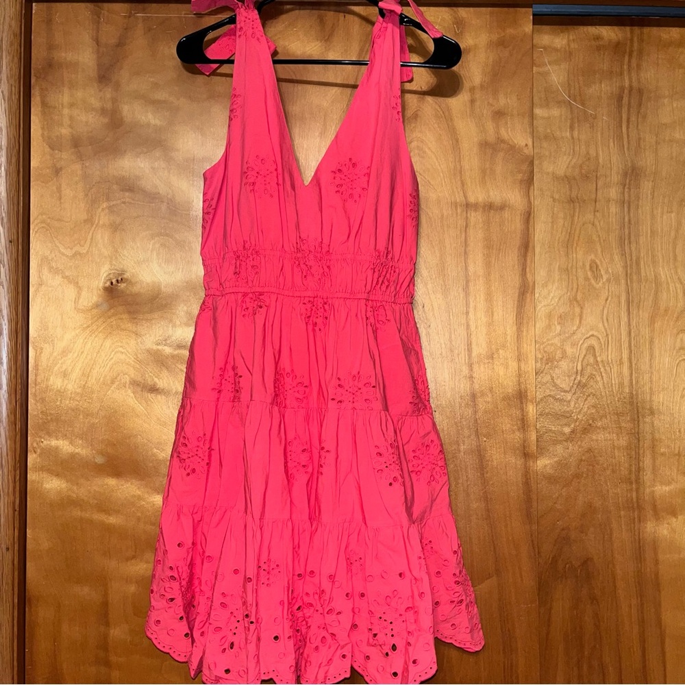 Stunning Eyelit Tie Strap Chelsea•28  Mini Dress